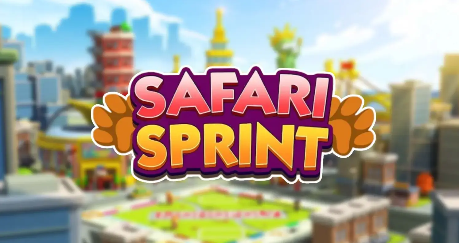 Safari Sprint Rewards and Milestones monopoly go