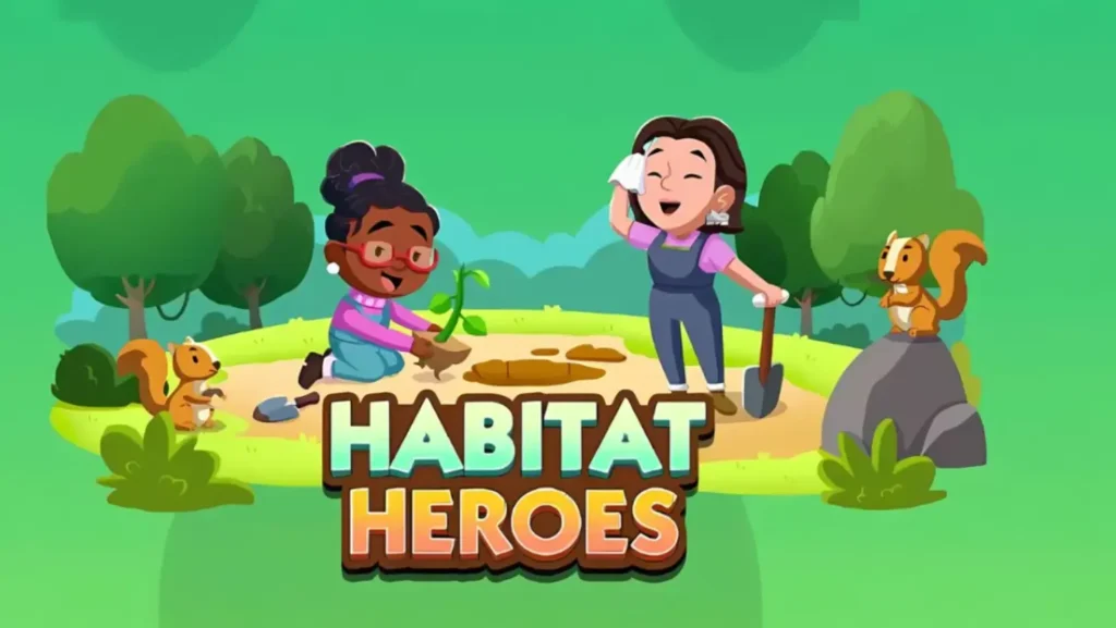 monopoly go habitat heroes rewards and milestones